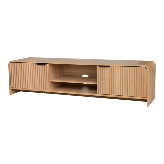 Έπιπλο Τηλεόρασης Anfen MDF σε Φυσική Απόχρωση 160x39x40,5