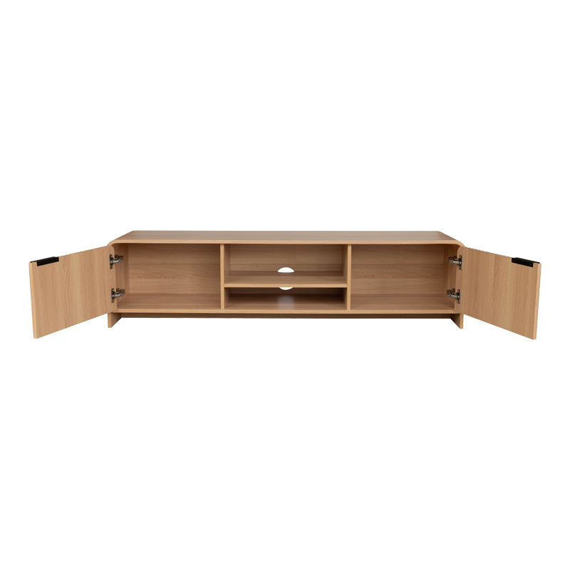 TV Cabinet Anfen MDF in Natural Color 160x39x40.5