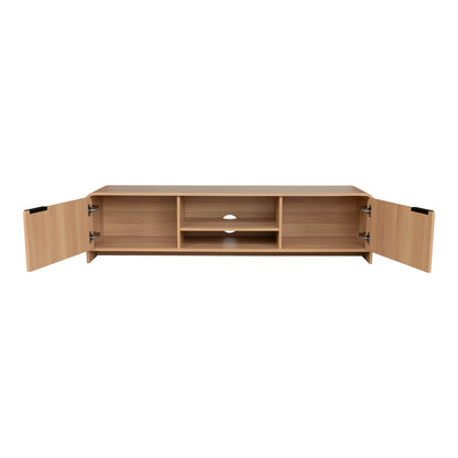 TV Cabinet Anfen MDF in Natural Color 160x39x40.5