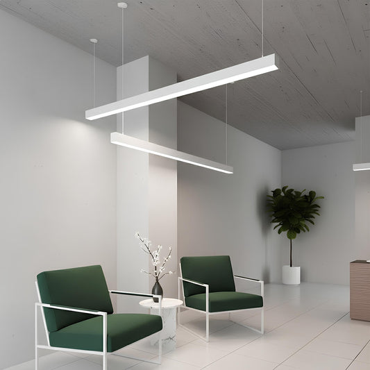 ORION KLV-101-0363 Κρεμαστό Γραμμικό Φωτιστικό Οροφής LED 72W 7200lm 120° AC 220-240V IP20 Ρυθμιζόμενο Λευκό CCT με Χειριστήριο από 2700K έως 6000K Dimmable - Lumileds SMD Chip - Λευκό Ματ - Μ120 x Π5 x Υ7.5