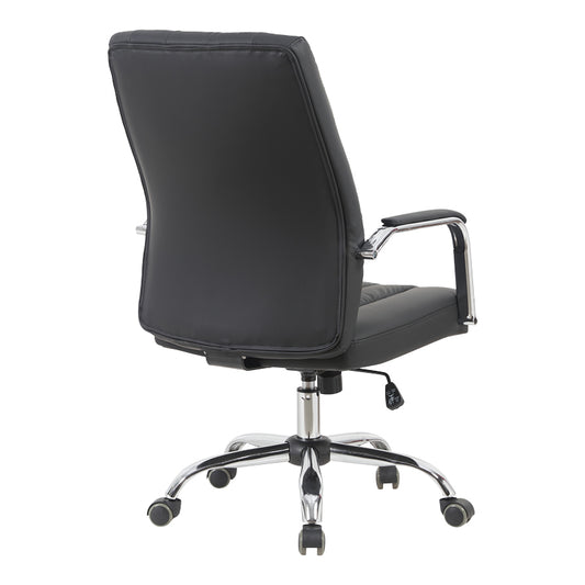 Καρέκλα Γραφείου Διευθυντή Mido PU Μαύρο 58x71x100-106