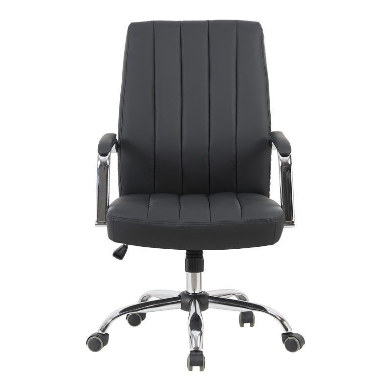 Καρέκλα Γραφείου Διευθυντή Mido PU Μαύρο 58x71x100-106