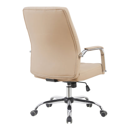 Καρέκλα Γραφείου Διευθυντή Mido PU Cappuccino 58x71x100-106