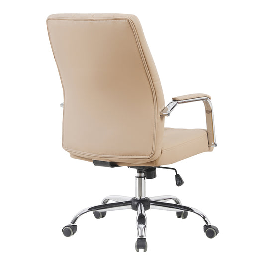 Καρέκλα Γραφείου Διευθυντή Mido PU Cappuccino 58x71x100-106