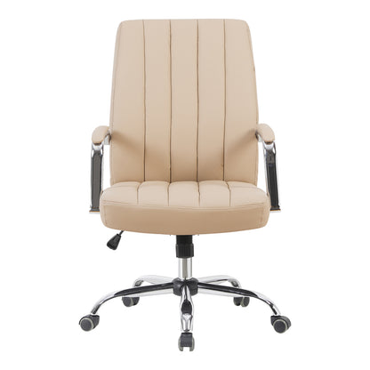 Καρέκλα Γραφείου Διευθυντή Mido PU Cappuccino 58x71x100-106