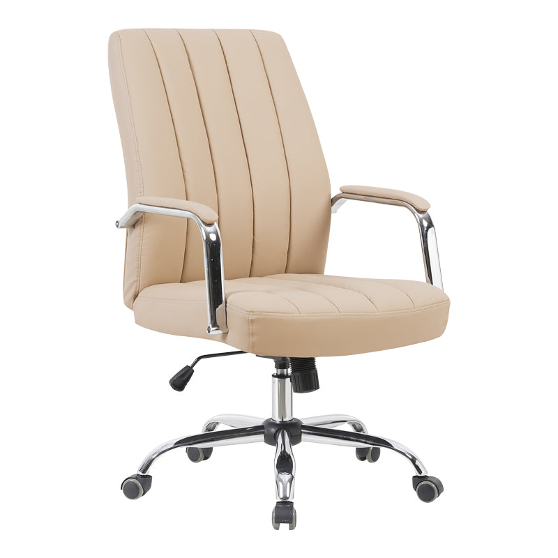 Καρέκλα Γραφείου Διευθυντή Mido PU Cappuccino 58x71x100-106