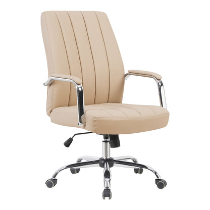Καρέκλα Γραφείου Διευθυντή Mido PU Cappuccino 58x71x100-106