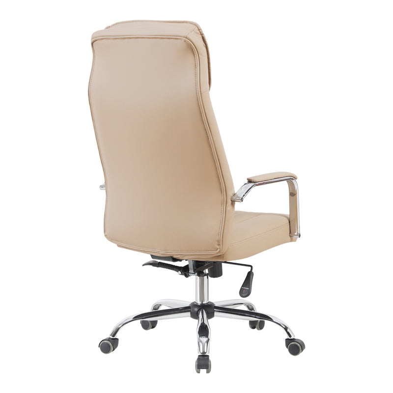 Καρέκλα Γραφείου Διευθυντή Morales PU Cappuccino 60x70x118-124