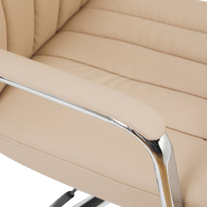 Καρέκλα Γραφείου Διευθυντή Morales PU Cappuccino 60x70x118-124
