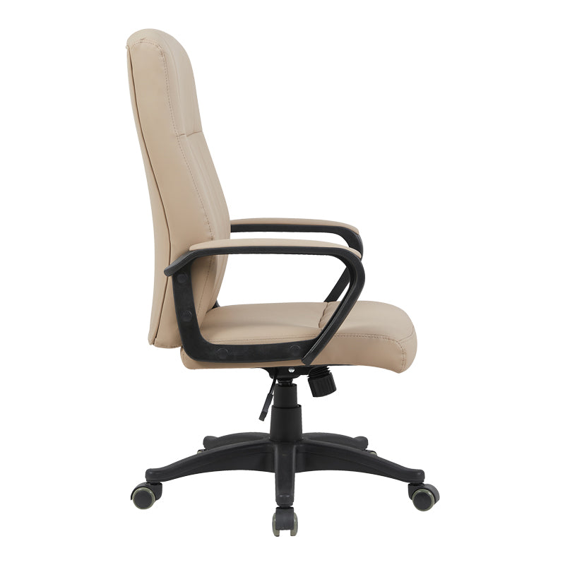 Καρέκλα Γραφείου Διευθυντή Roby PU Cappuccino 60x70x102-110