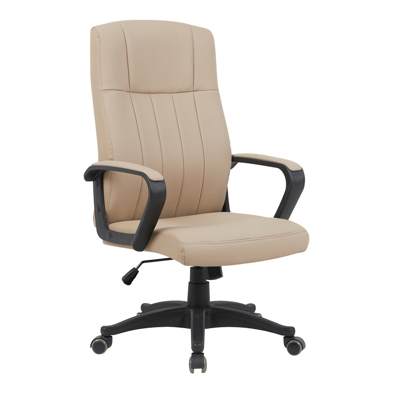 Καρέκλα Γραφείου Διευθυντή Roby PU Cappuccino 60x70x102-110