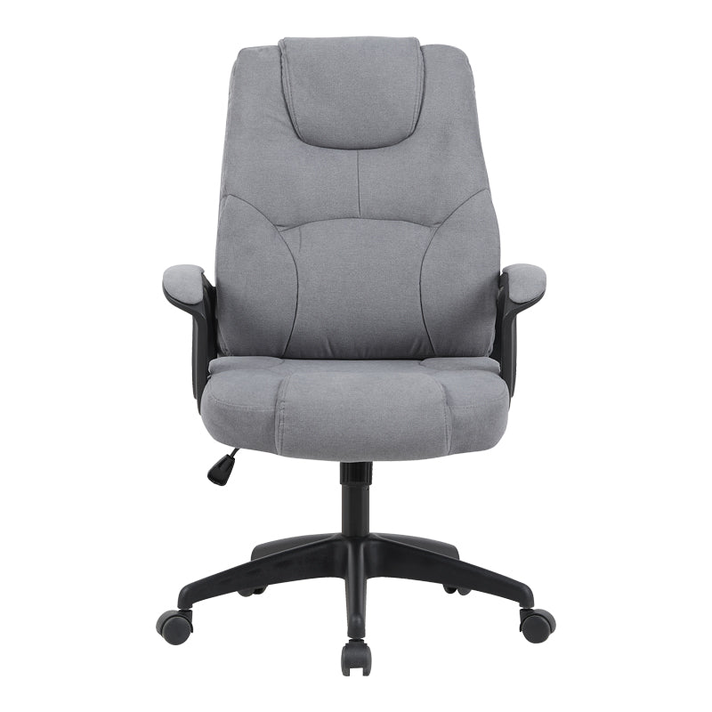 Καρέκλα Γραφείου Διευθυντή Kamora Ύφασμα Ανθρακί 66x67x103-111