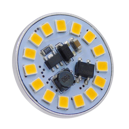 76109 Λάμπα G4 LED SMD 2835 3W 300lm 120° DC 12-24V Back Pin Θερμό Λευκό 3000K Dimmable