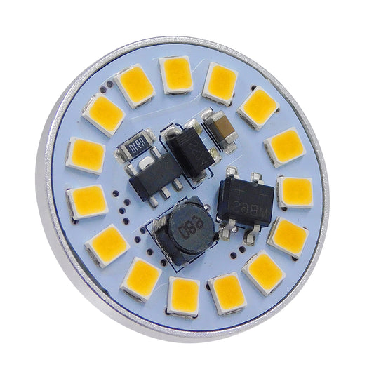 76109 Λάμπα G4 LED SMD 2835 3W 300lm 120° DC 12-24V Back Pin Θερμό Λευκό 3000K Dimmable