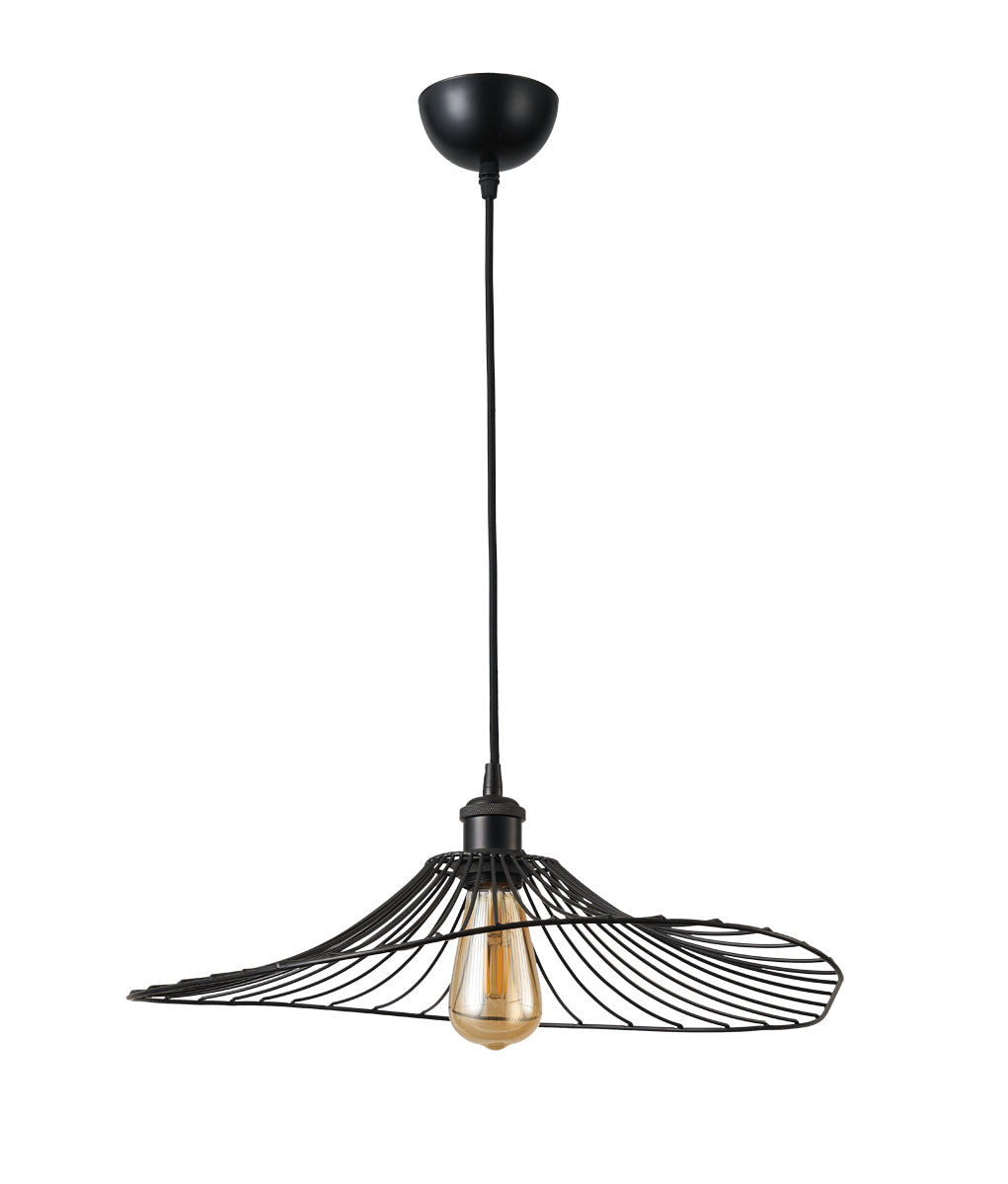 PDC 6108-50 BK 1/Φ ΜΕΤΑΛΛΙΚΟ ΜΑΥΡΟ ΚΥΜΑΤΙΣΤΟ 1xΕ27 Φ50x(17-105)