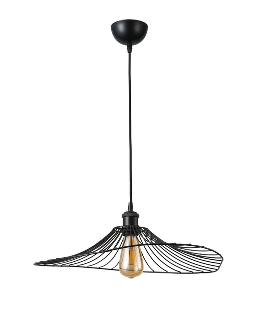 PDC 6108-50 BK 1/Φ ΜΕΤΑΛΛΙΚΟ ΜΑΥΡΟ ΚΥΜΑΤΙΣΤΟ 1xΕ27 Φ50x(17-105)