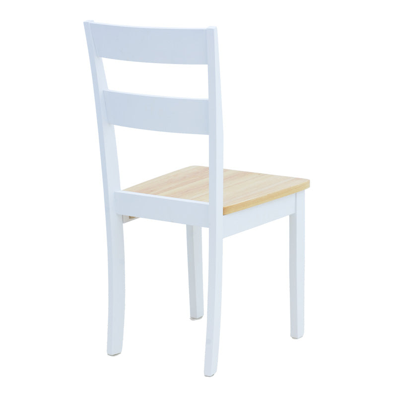 Καρέκλα York σε Λευκή-Φυσική Απόχρωση 39.5x47.5x89