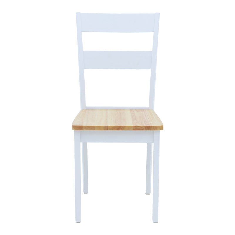 Καρέκλα York σε Λευκή-Φυσική Απόχρωση 39.5x47.5x89