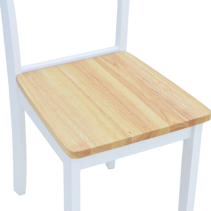 Καρέκλα York σε Λευκή-Φυσική Απόχρωση 39.5x47.5x89