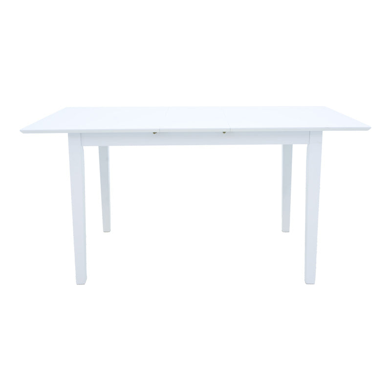 Τραπέζι Επεκτεινόμενο Mabor Ξύλο σε Λευκή Απόχρωση 120-150x80x73,8