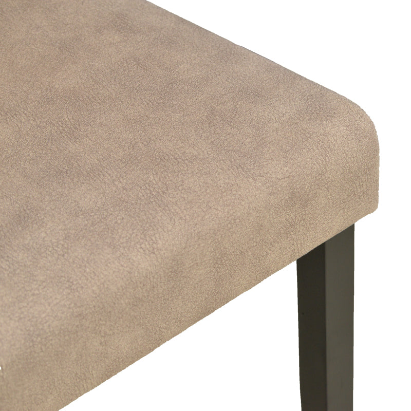 Chair Zeben Antique Beige Fabric with Black Rubberwood Leg 43.5x55.5x93.5
