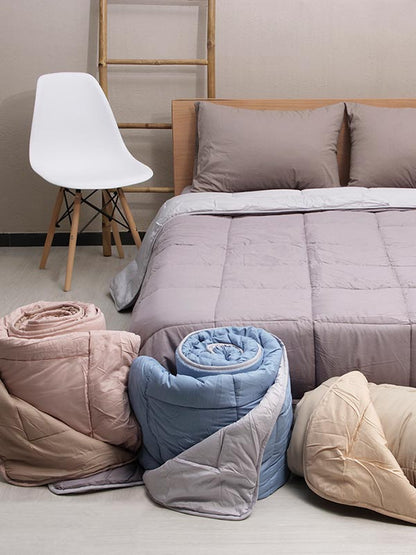 Πάπλωμα Micro Grey King Size 240x250εκ