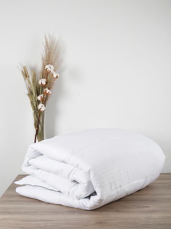 Πάπλωμα Μicro White King Size 240x250εκ