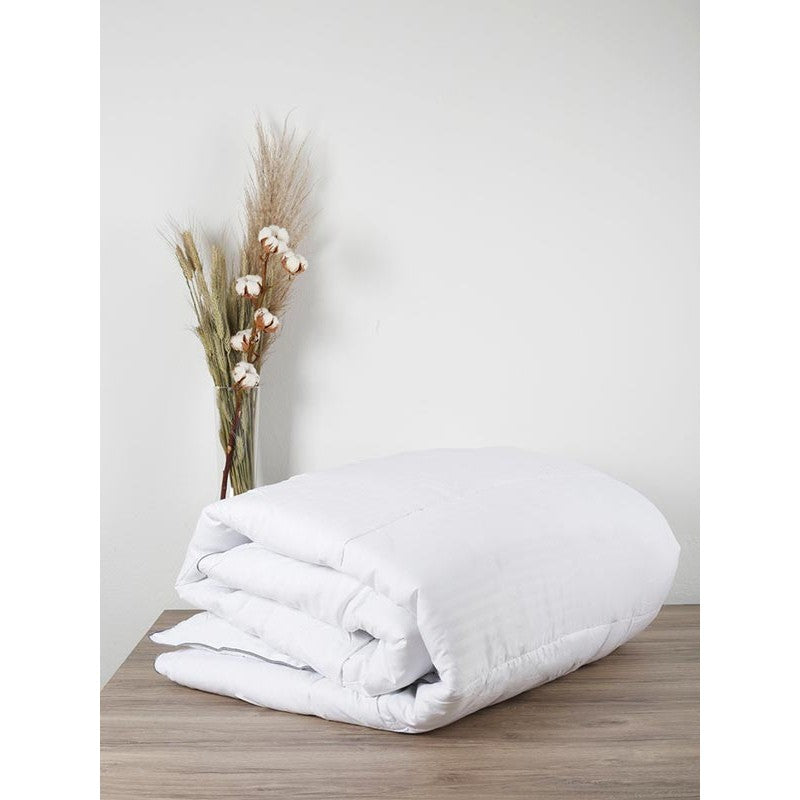 Πάπλωμα Μicro White Μονό 160x220εκ