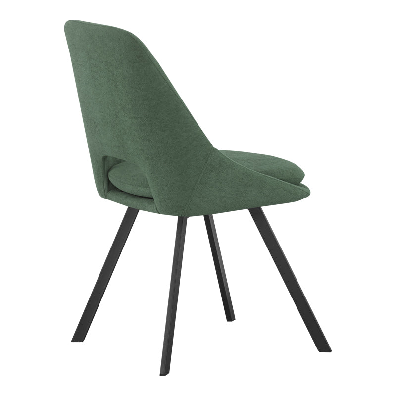 Καρέκλα Initiate Πράσινο Ύφασμα-Πόδι Μαύρο Μέταλλο 48x57x85