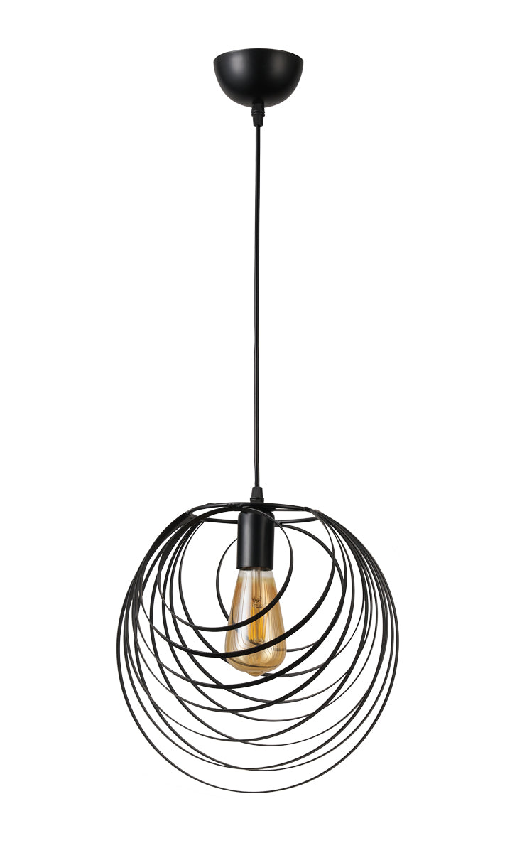 PDC 6111 BK 1/Φ ΜΕΤΑΛΛΙΚΟ ΜΑΥΡΟ Ε27 Φ30x(29-100)