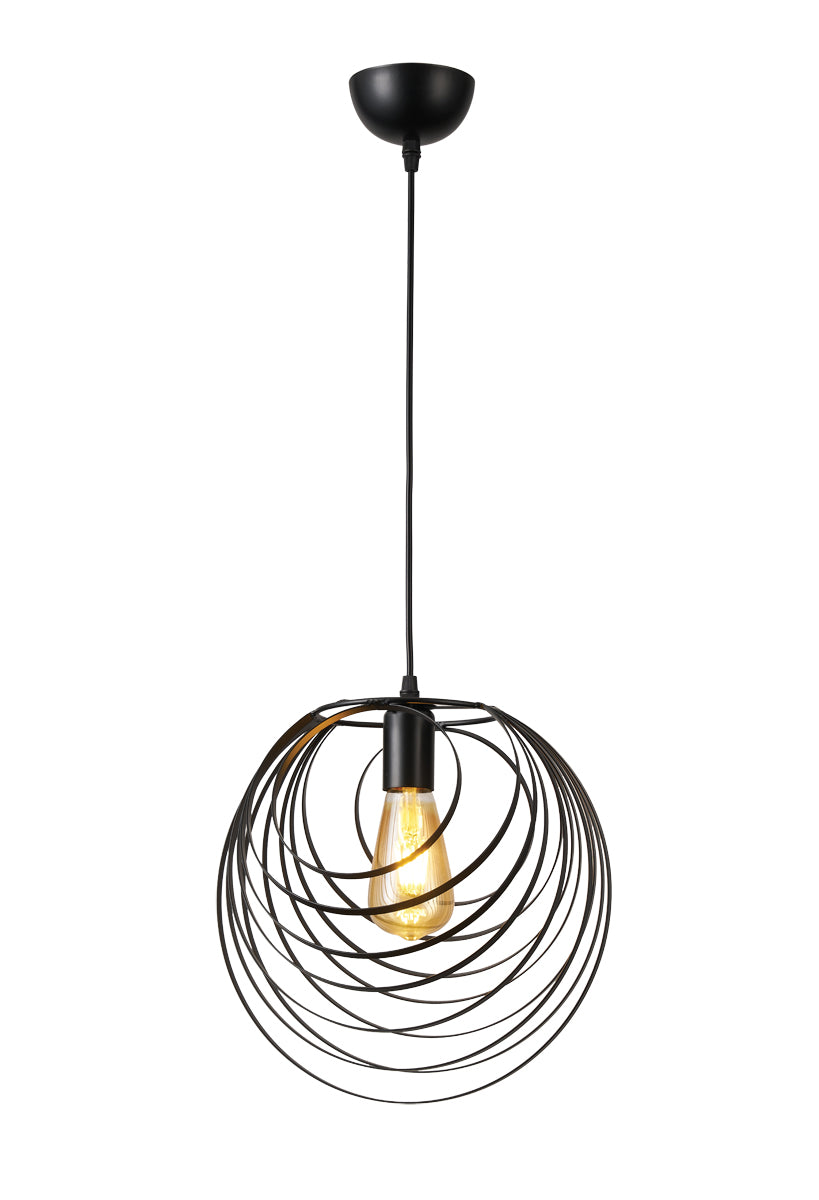 PDC 6111 BK 1/Φ ΜΕΤΑΛΛΙΚΟ ΜΑΥΡΟ Ε27 Φ30x(29-100)