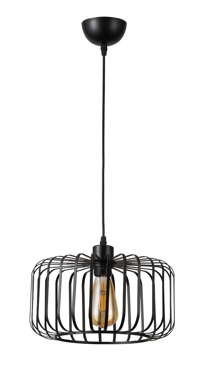 PDC 6112 BK 1/Φ ΜΕΤΑΛΛΙΚΟ ΜΑΥΡΟ ΣΧ. ΚΛΟΥΒΙ Ε27 Φ30x(16-110)