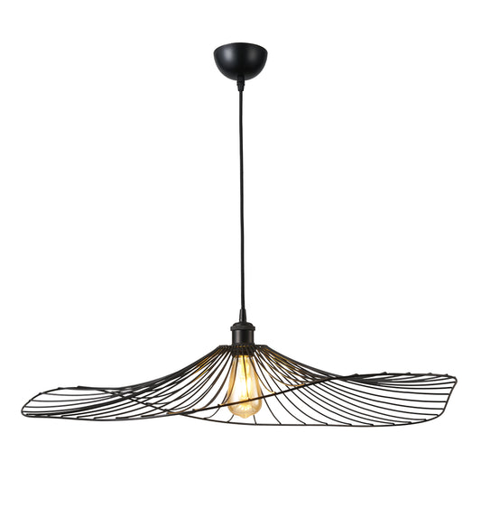 PDC 6108-80 BK 1/Φ ΜΕΤΑΛΛΙΚΟ ΜΑΥΡΟ ΚΥΜΑΤΙΣΤΟ 1xΕ27 Φ80x(20-105)