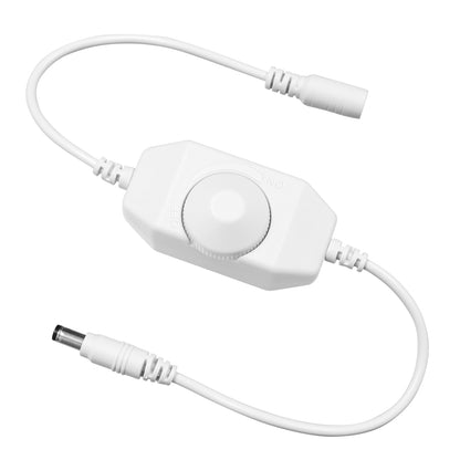 DIMMERANO 73305 Διακόπτης On/Off & Dimming με 1 x 5A 120W Κανάλι DC 12-24V 5A 120W Max IP20 - Λευκό - Μ25 x Π2.3 x Υ1.1