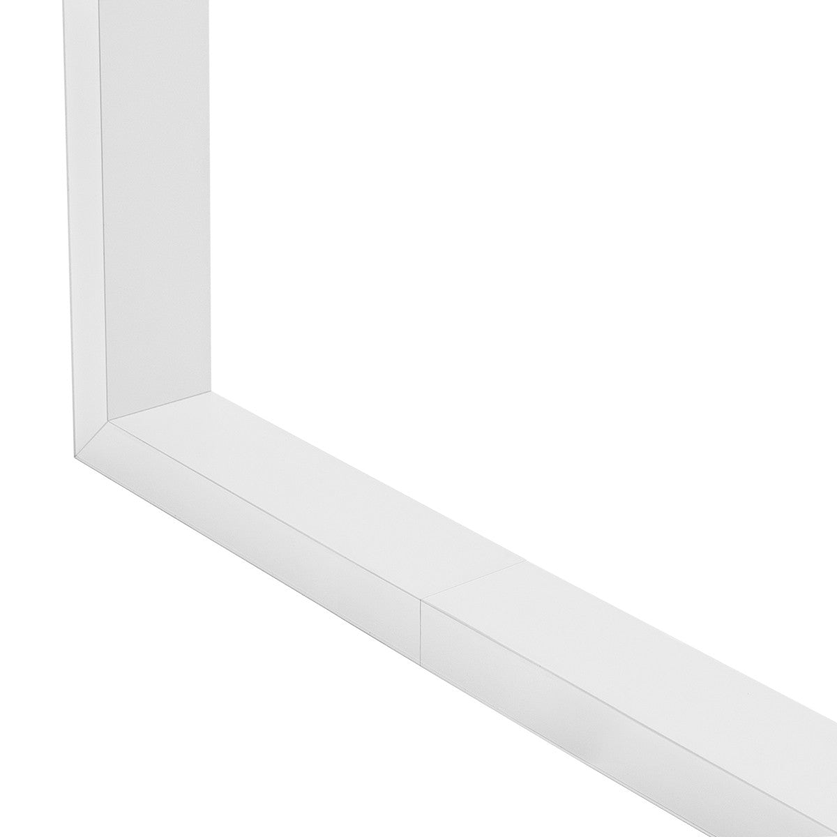 ALP-CORNER-SIDE90 LUMILINE 61766 Επιφανειακό / Κρεμαστό Προφίλ Αλουμινίου Γωνία με Λευκό Γαλακτερό Πατητό Κάλυμμα για Ταινίες LED IP20 - Λευκό Ματ - Μ30 x Π3.5 x Υ7cm