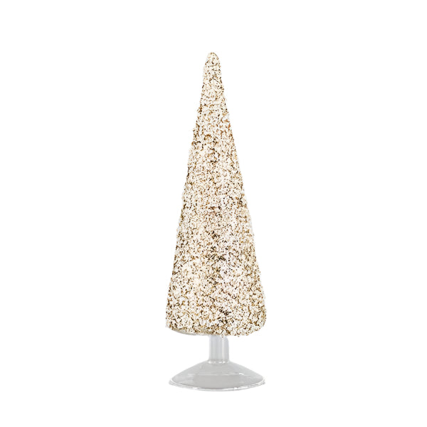 ΓΥΑΛΙΝΟ ΔΕΝΤΡΑΚΙ ΣΑΜΠΑΝΙ ΜΕ GLITTER 9x9x29