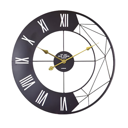 ΡΟΛΟΙ ΤΟΙΧΟΥ ΜΕΤΑΛΛΙΚΟ ΛΑΤΙΝΙΚΟΙ ΧΑΡΑΚΤΗΡΕΣ ΜΑΥΡΟ-ΛΕΥΚΟ-ΧΡΥΣΟ 60x4.5x60