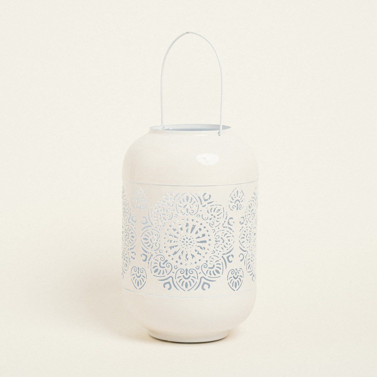 Φανάρι Μεταλικό Εκρού 20x20x30