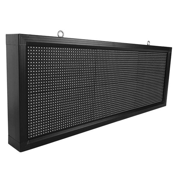 90271 Κυλιόμενη Ψηφιακή Επιγραφή P10 LED SMD AC 220-240V με Wi-Fi - Αδιάβροχή IP54 - Μονής Όψης - Μ104 x Π9 x Υ40cm Κόκκινο