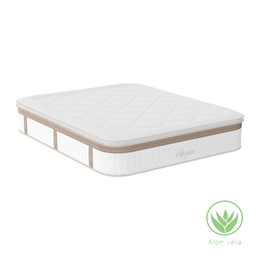 Στρώμα Utopia Pocket Spring με Ανώστρωμα Aloe Vera 30-32εκ 160x200εκ