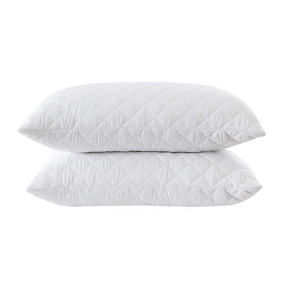 Προστατευτικά Μαξιλαριού Καπιτονέ 50x70εκ Σετ 2 Τμχ 100% Cotton