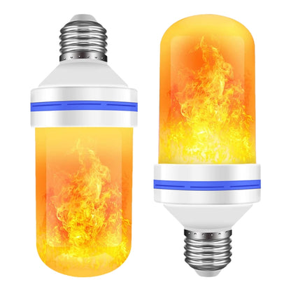 100076075 Λάμπα LED E27 Summer Flame Flickering Fire Burning Effect Peaceful Romantic and Relax 9W 450lm 320° AC 85-265V με 4 Λειτουργίες Εφέ και Αναστροφή Φλόγας Θερμό Λευκό 1800K