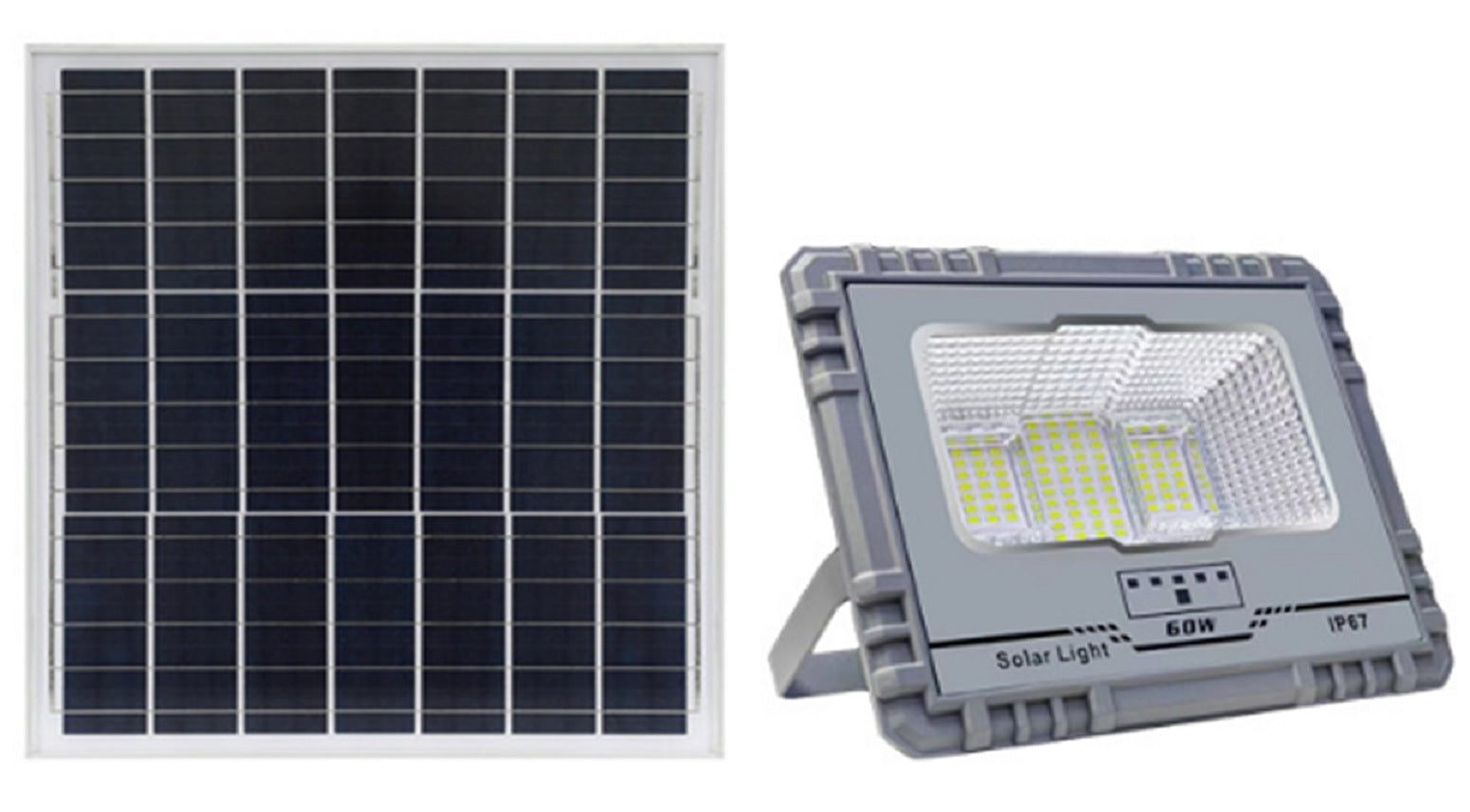 SLR 5100 60W 3396-3390 ΗΛΙΑΚΟΣ ΠΡΟΒΟΛΕΑΣ 6V/12W 235x350x15MM + REMOTE/LIGHT CONTROL CASE 256x208x65MM PANEL 290x350x15MM