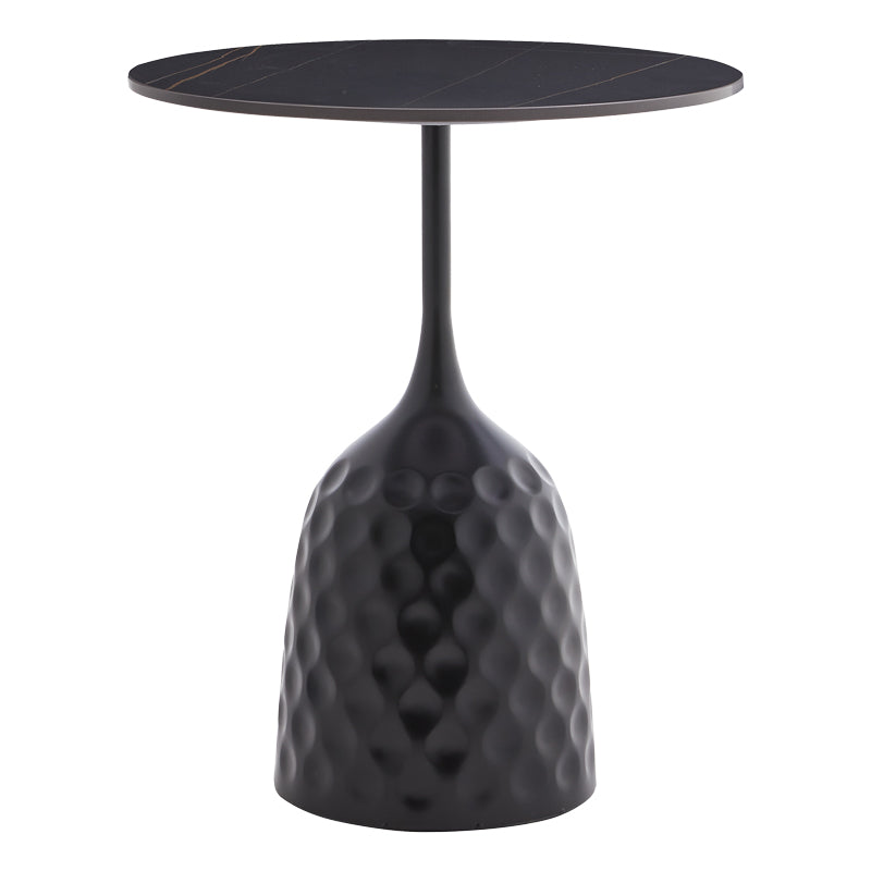 Βοηθητικό Τραπέζι Kousien Μαύρο Sintered Stone Φ50x60