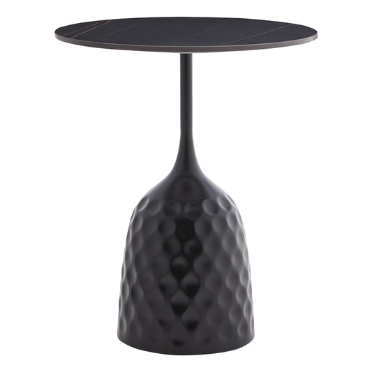 Βοηθητικό Τραπέζι Kousien Μαύρο Sintered Stone Φ50x60