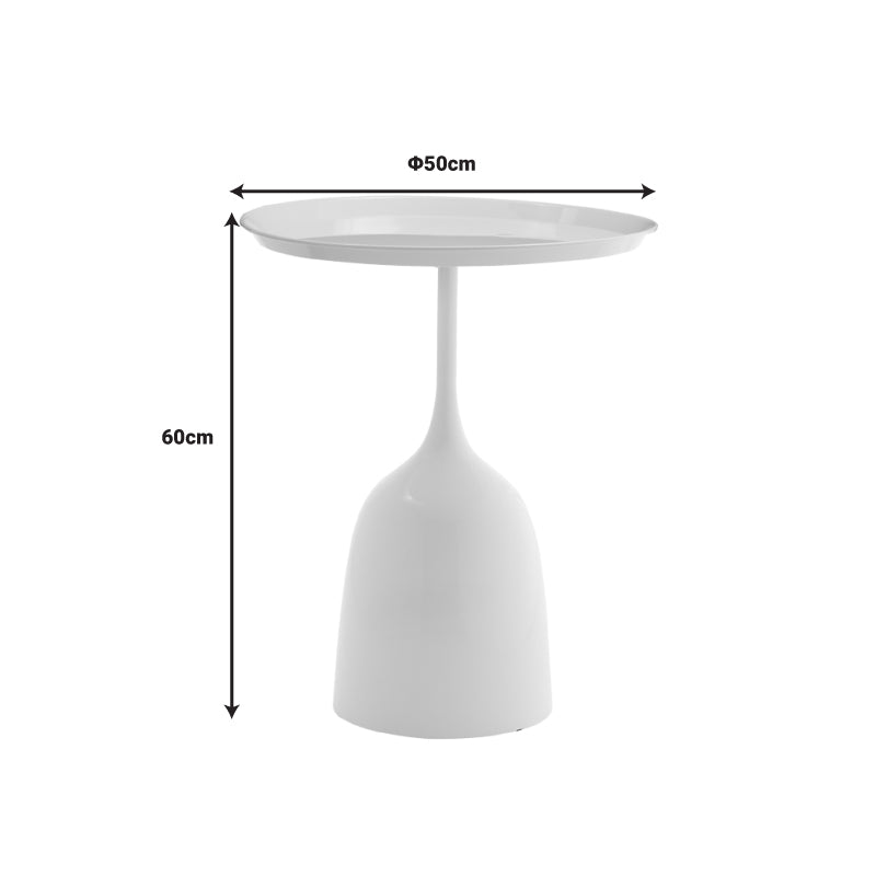 Βοηθητικό Τραπέζι Agrile Μαύρο Μέταλλο Φ50x60