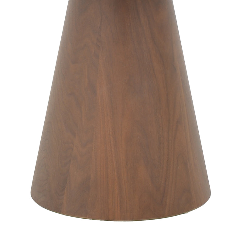 Βοηθητικό Τραπέζι Kayano Καρυδί MDF Φ45x50