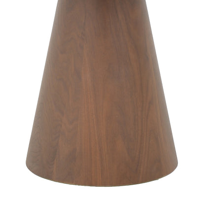 Βοηθητικό Τραπέζι Kayano Καρυδί MDF Φ45x50