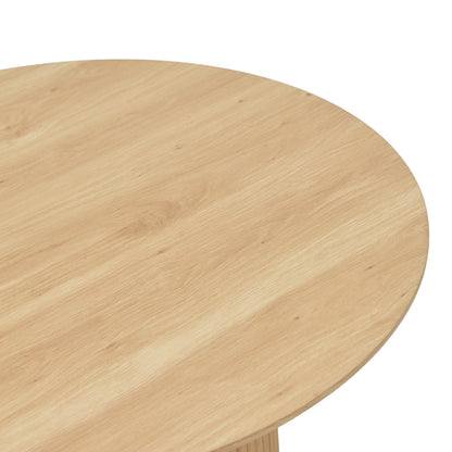 Τραπέζι Σαλονιού Opols MDF σε Φυσική Απόχρωση Φ90x42
