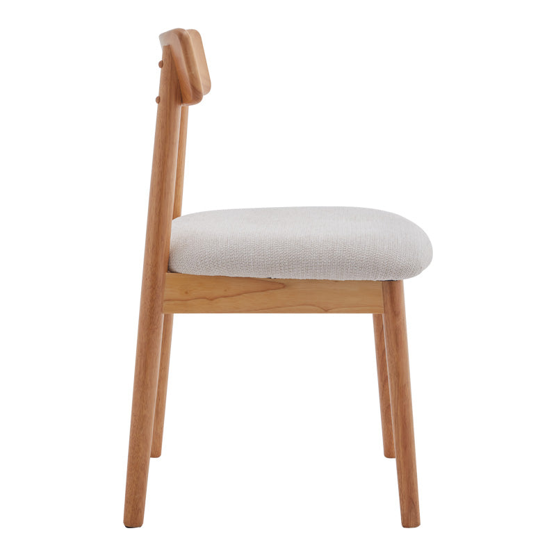 Καρέκλα Tullo Rubberwood σε Φυσική Απόχρωση 46x45x78